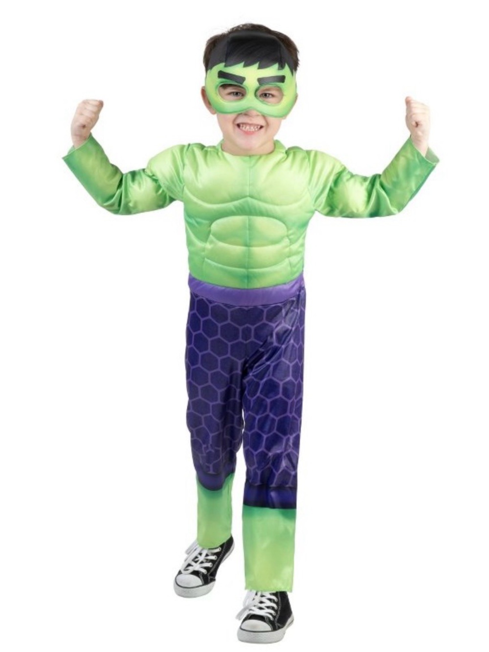 Marvel Spidey and His Amazing Friends Toddler Deluxe - Hulk Halloween Costume 2T
